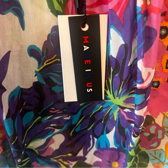 NEW! MILLY MINIS Floral Butterfly Swim Cover-up Dress Size 6/7 - Picture 6 of 6